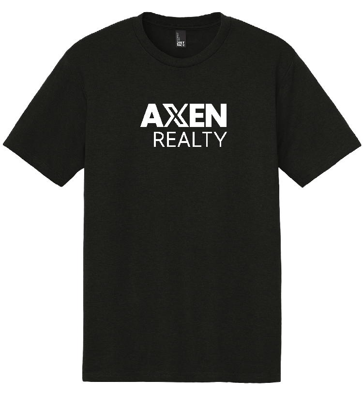 Men's District Perfect Tri Tee Black - Screen Printed