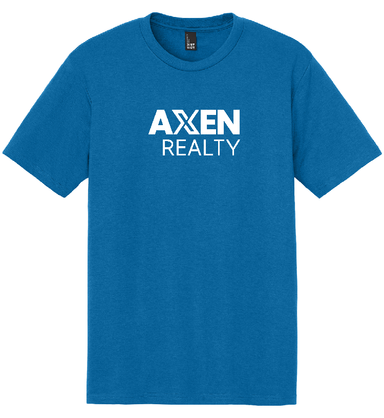 Men's District Perfect Tri Tee Black - Screen Printed