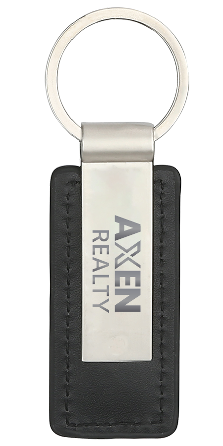 Leather/Metal Keychains (100 count)