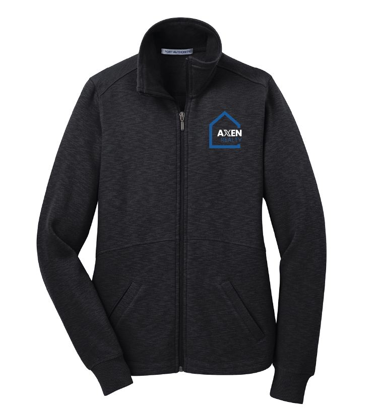 Port Authority® Ladies Slub Fleece Full-Zip Jacket - Embroidered
