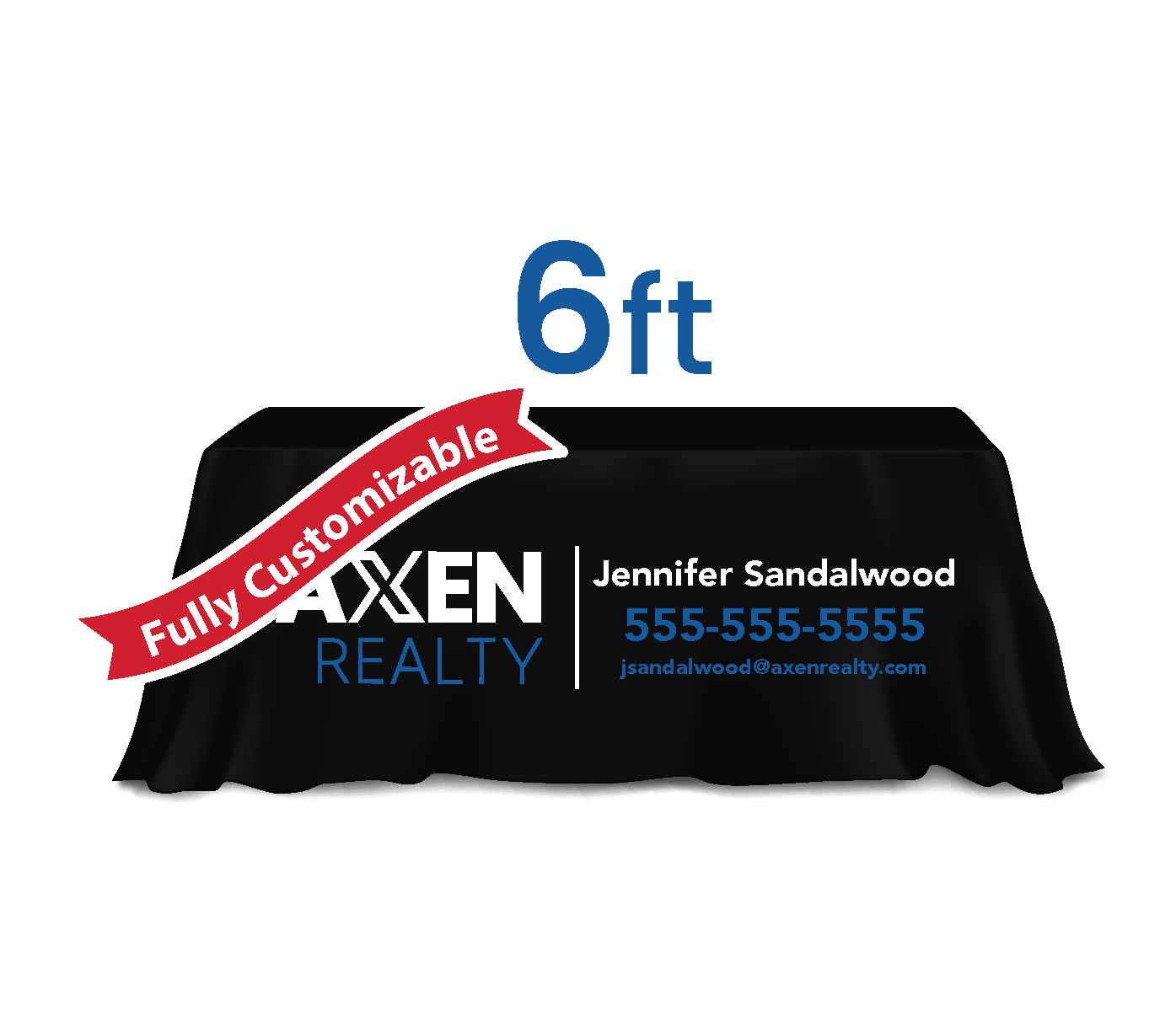 Personalized - 6ft Table Cover