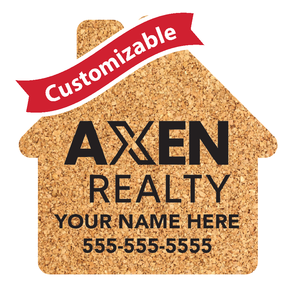 House Shaped Cork Coasters (150 Count)