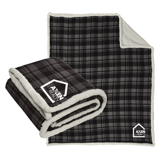 Flannel Sherpa Gift Blanket