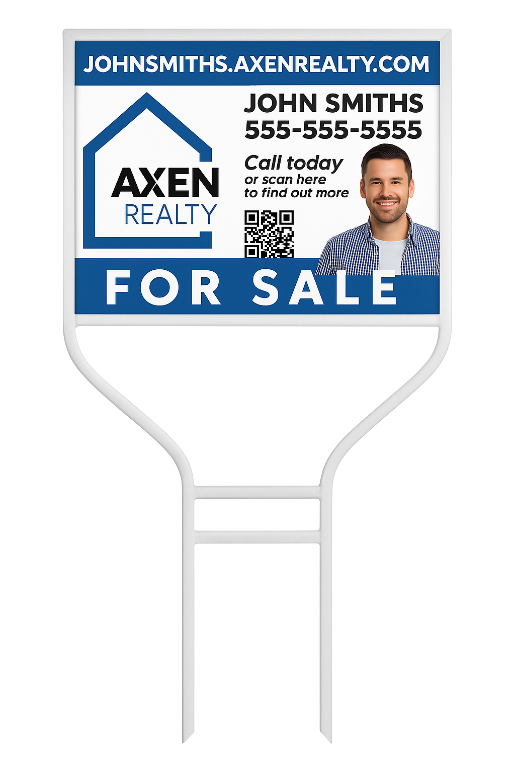 24"x18" - Round Rod Sign Frame (shipping included)