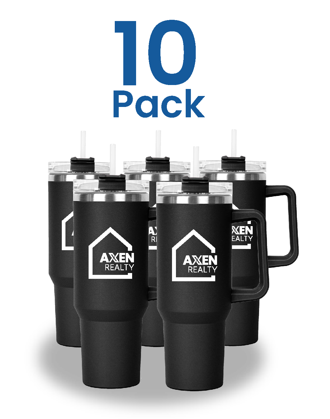 10-pk 40 oz. Vaccuum Insulated Double Wall Stainless Steel Mug