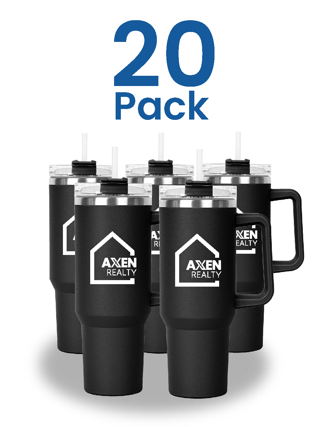 20-pk BONUS 40 oz. Vacuum Insulated Double Wall Stainless Steel Mug