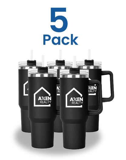 5-pk 40 oz. Vacuum Insulated Double Wall Stainless Steel Mug